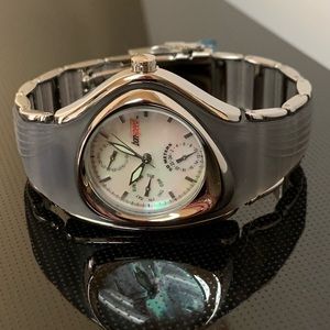 Lady Bonspeed Watch Rubber Strap MOP Dial Quartz Buy at Jewelers Wholesale